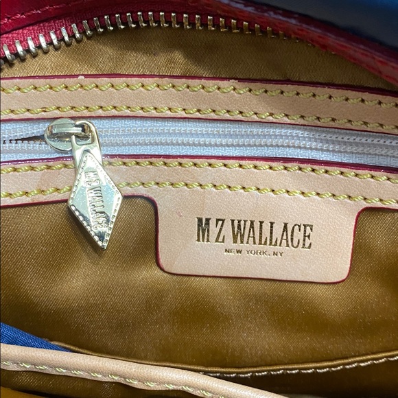 MZ WALLACE Jane Tote in Navy and red - Picture 10 of 12
